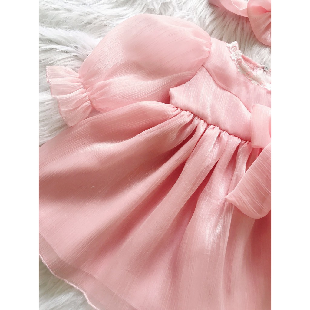 Đầm bé gái ⚡ 𝗙𝗥𝗘𝗘𝗦𝗛𝗜𝗣 ⚡ Váy Công chúa cho bé - Chất liệu cao cấp và an toàn cho bé - TẶNG KÈM TURBAN