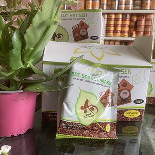 Bột gạo lứt hạt sen 600g hạnh như