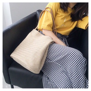 Dangchau Túi Cói Đi Biển Size lớn