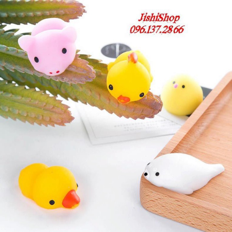 ( Tongkhodochoilc ) Sỉ Combo từ 5 CON TRỞ LÊN Squishy Mochi mềm dẻo hình thú đáng yêu