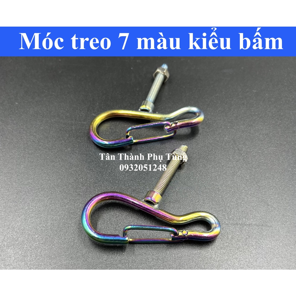 Móc treo xe máy kiểu bấm chắc chắn, chịu lực tốt