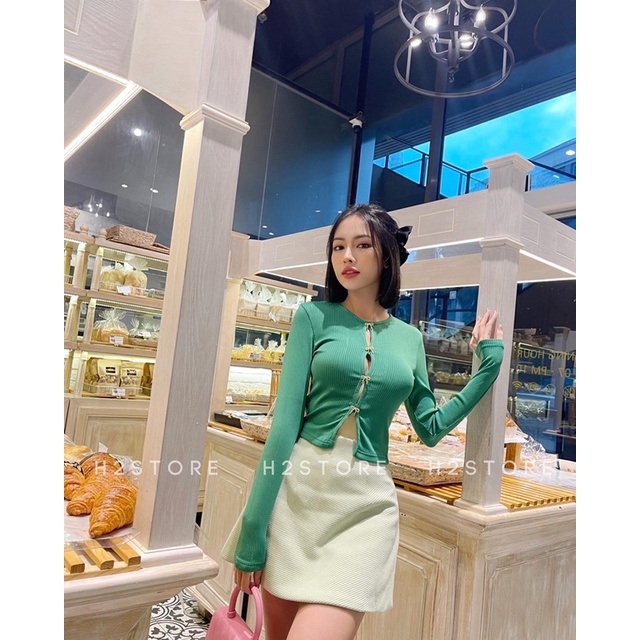 ÁO TAY DÀI KHOEN NƠ - QA1301339