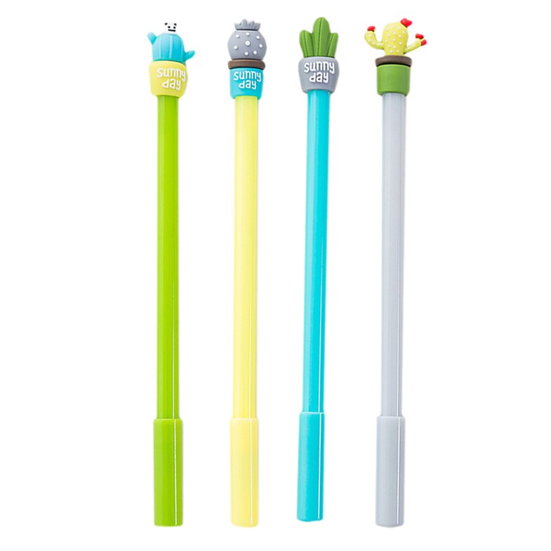 Set 4 Bút Gel Hình Cây Xương Rồng Đáng Yêu