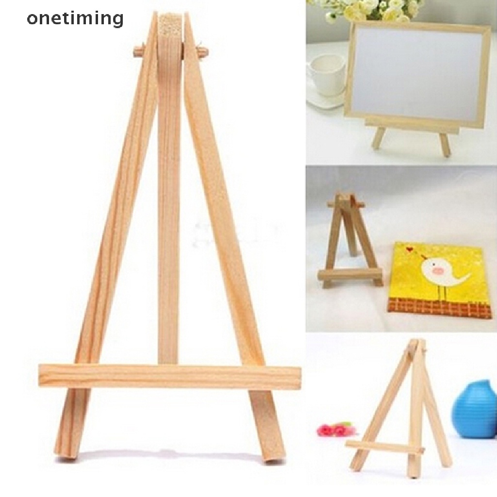 Otvn Mini Wooden Cafe Table Number Easel Wedding Place Name Card Holder Stand QDD