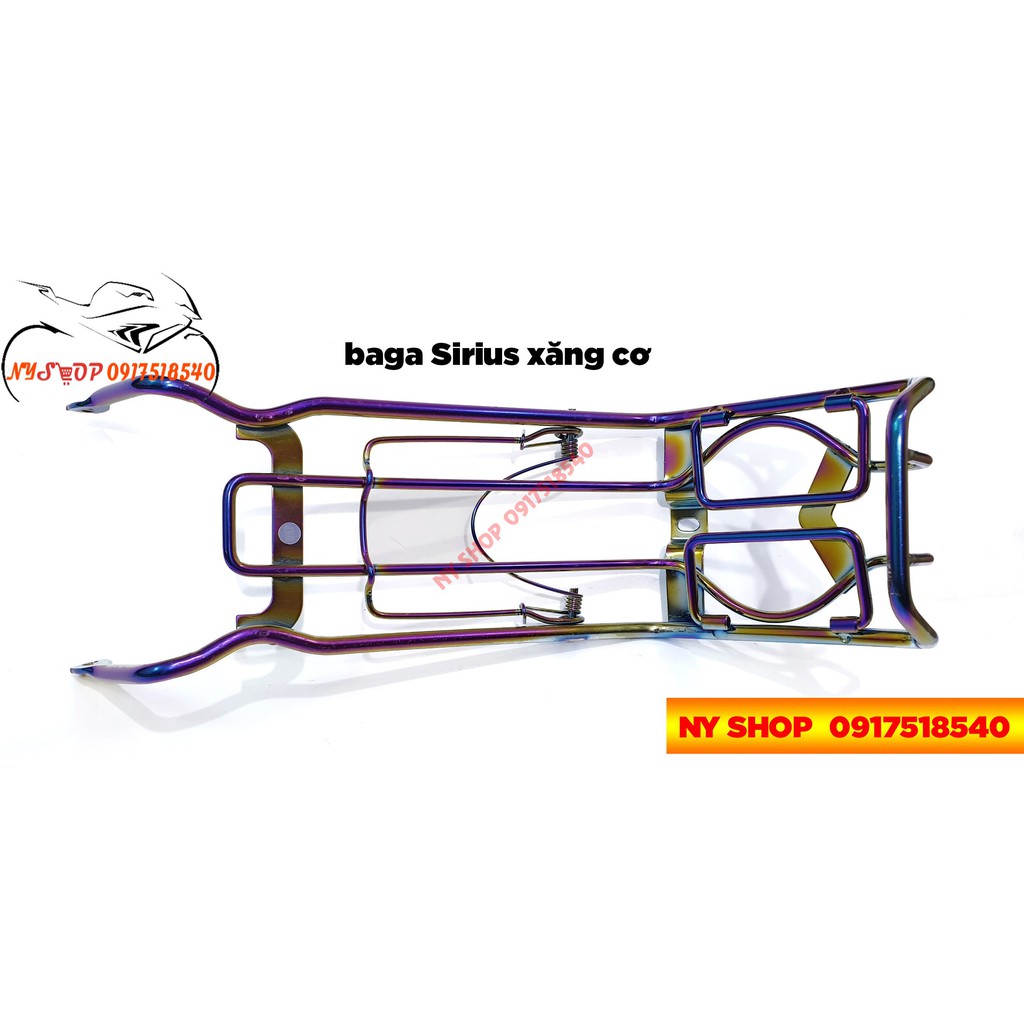 Baga Sirius Inox Xi Titan 7 Màu Dày 10 Ly Chắc Chắn