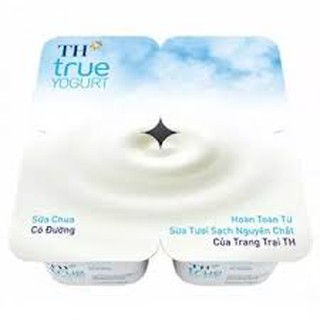 Sữa Chua Ăn TH True Milk - Vỉ 4 Hộp X 100g