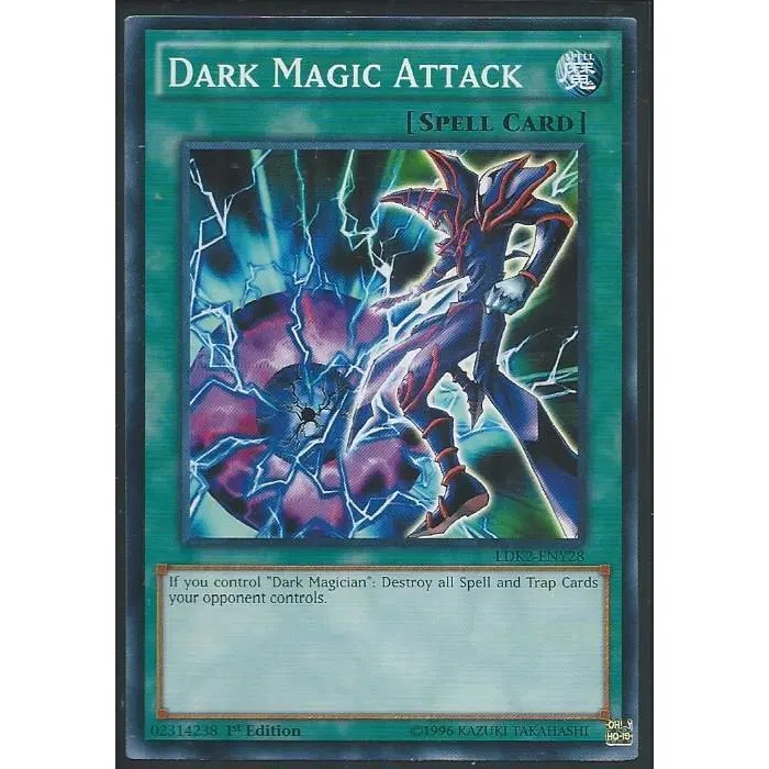 Lá bài thẻ bài Yugioh LDK2-ENY28 Dark Magic Attack
