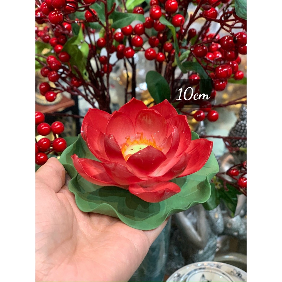 Hoa sen sứ, Hoa thả bát Minh Đường Tụ Thủy, HOA SEN SỨ CÓ LỖ CẮM TRẦM - NHANG