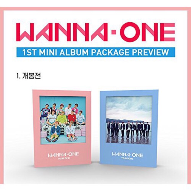 Album Wanna One To Be One Shopee Việt Nam