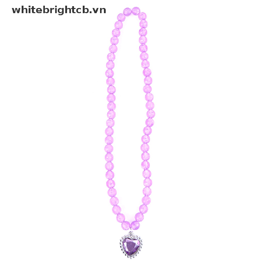 Set 6 Vòng cổ / Bộ Trang Sức / Vương Miện / Đôi Găng Tay Xinh Xắn Dành Cho Bé Gái
