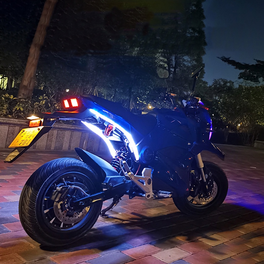 Dây Đèn LED DRL 12v Ánh Sáng Trắng/ Vàng Chống Thấm Nước Cho Xe Hơi
