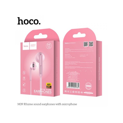 Tai Nghe Có Dây Hoco M39 Nghe Hay, Tai Nghe Nhét Tai Có Mic Chân 3.5mm