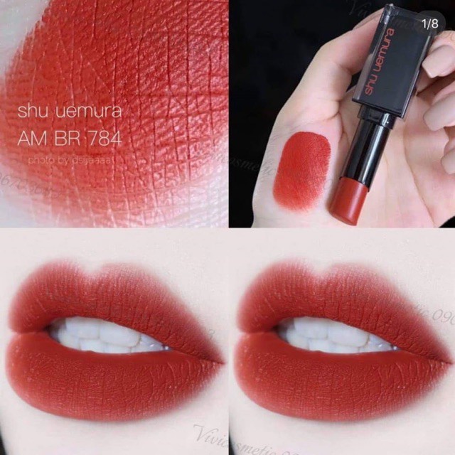 Son Shu Uemura Rouge Unlimited Amplified Vỏ Đen (sẵn nhiều màu)