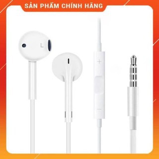 Tai nghe chân tròn 3,5mm Ip50, Jack tròn tương thích Iphone, samsung, oppo Bass mạnh, có mic nghe gọi đàm thoại KLH