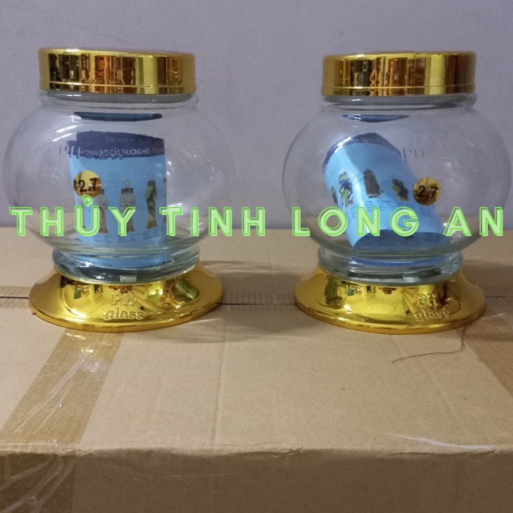 Bình thủy tinh ngâm sâm cao cấp PHÚ HÒA 2,7 Lít & 3,7 Lít