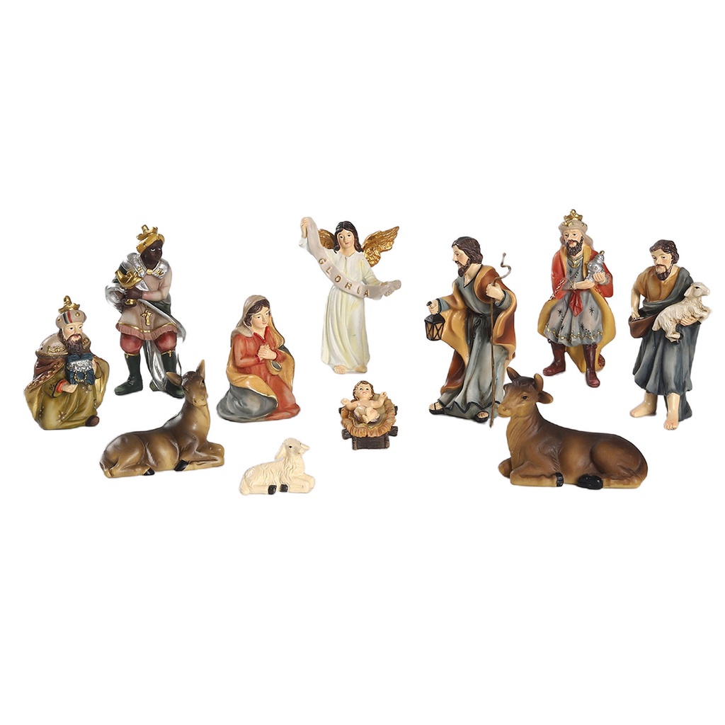 Set 11 mô hình tượng chúa Jesus 4&quot; xinh xắn dùng để trang trí
