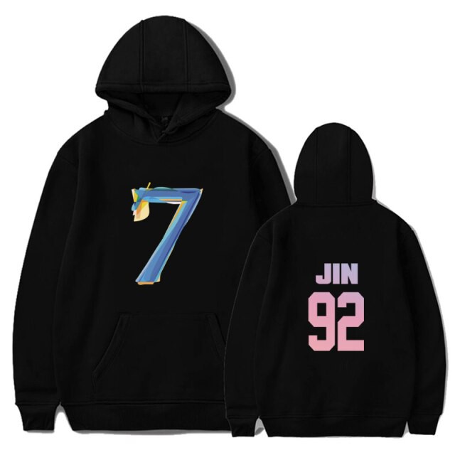 Áo Hoodie BTS Map 7 các thành viên