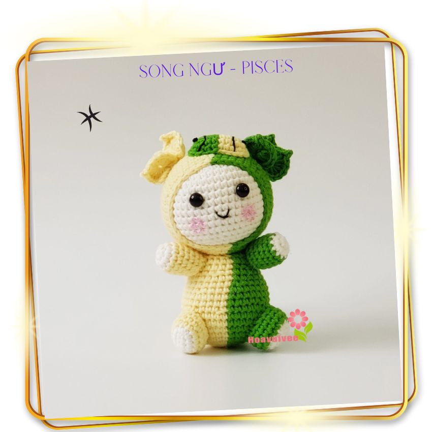 Thú bông móc len thủ công - 12 cung hoàng đạo / Hoavuivee