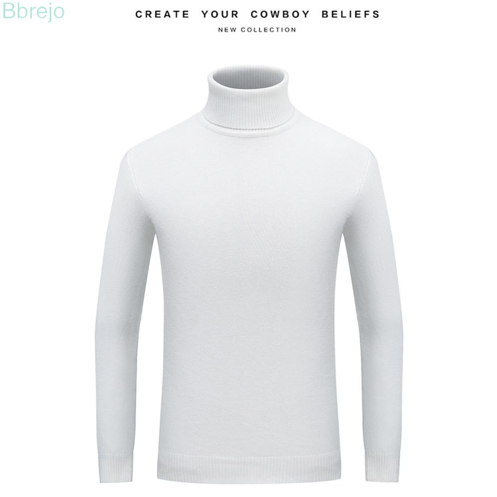 Mens Pullover Sweater Pullover Soft Slim Fit High Neck Jumper Winter T-Shirt Mens Long Sleeve Tops Turtle Neck | BigBuy360 - bigbuy360.vn