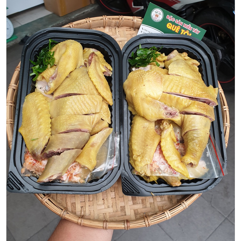 Gà ủ muối hoa tiêu (Chặt sẵn + Kèm lá chanh + Muối sẵn) - Gà ri ủ muối - CHẶT SẴN TIỆN DÙNG - Chỉ ship HCM