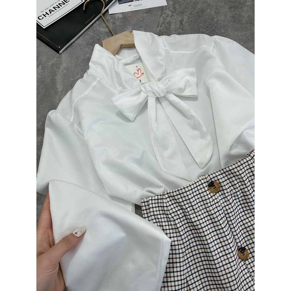 [Mã WAMT1505 giảm 10K đơn 0K] Set Áo Sơ Mi Mix Chân Váy Karo Cự Xinh Cho Các Bạn Nữ | BigBuy360 - bigbuy360.vn