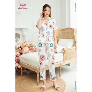 Bộ Pijama Gấu Voi Trắng
