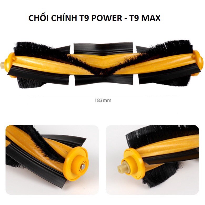 Phụ kiện cho Robot hút bụi lau nhà Ecovasc Deebot 9 Aivi, T9 Power, T9 Max, T9 Aivi Plus