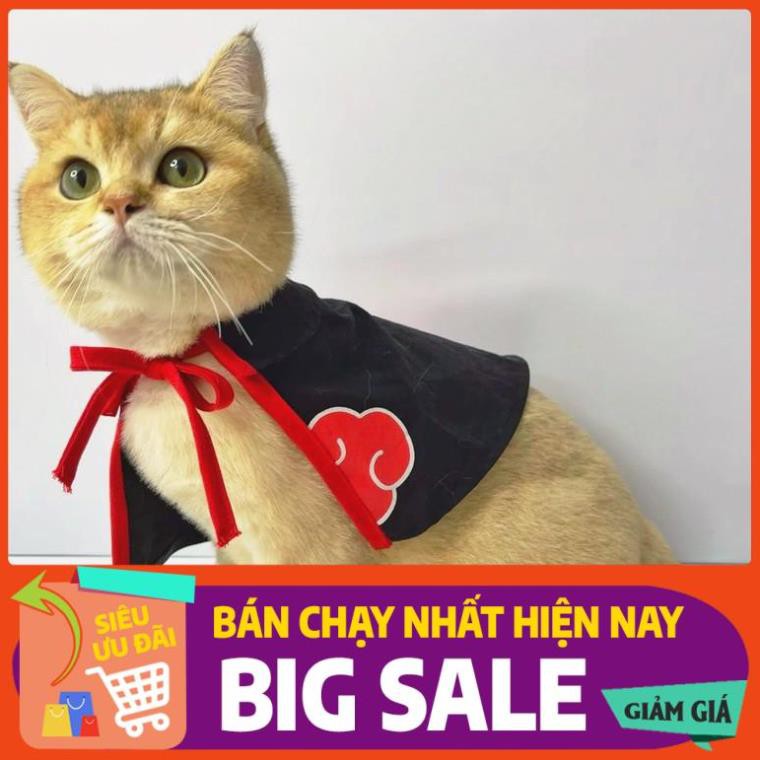 CFM - Áo Choàng Hóa Trang Dành Cho Thú Cưng Chó Mèo Cosplay Akatsuki Đẹp
