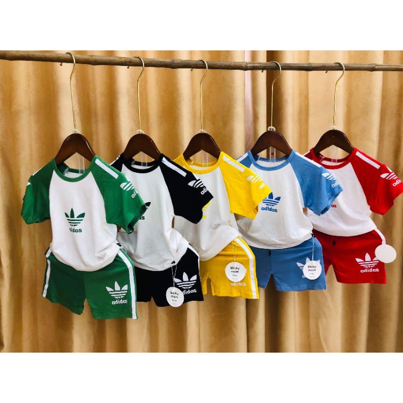 Bộ thun lạnh adidas cho bé yeu