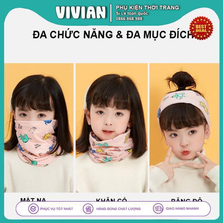 Khăn ống cho bé, Yếm cổ cho bé 2 Lớp Sợi Cotton Cao cấp mềm nhẹ không kích ứng da và bảo vệ cổ