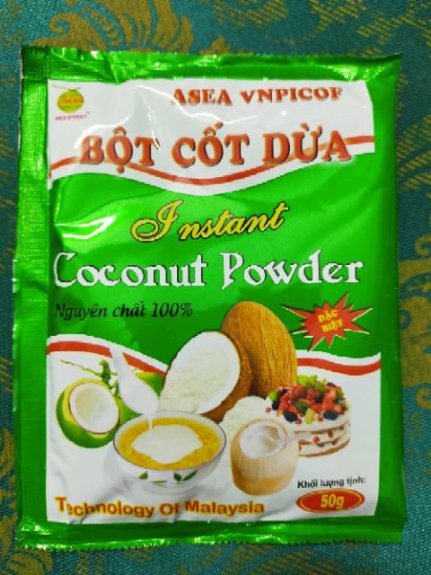 Bột cốt dừa không đường làm bánh keto thơm ngon