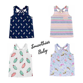 Áo ba lỗ đan dây lưng osh.kosh bé gái 8-18kg
