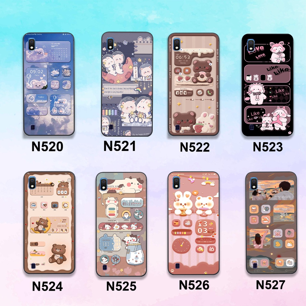 Ốp Samsung A10 / M10 / A10S bộ hình gấu , thỏ hồng cute dễ thương giá rẻ siêu bền