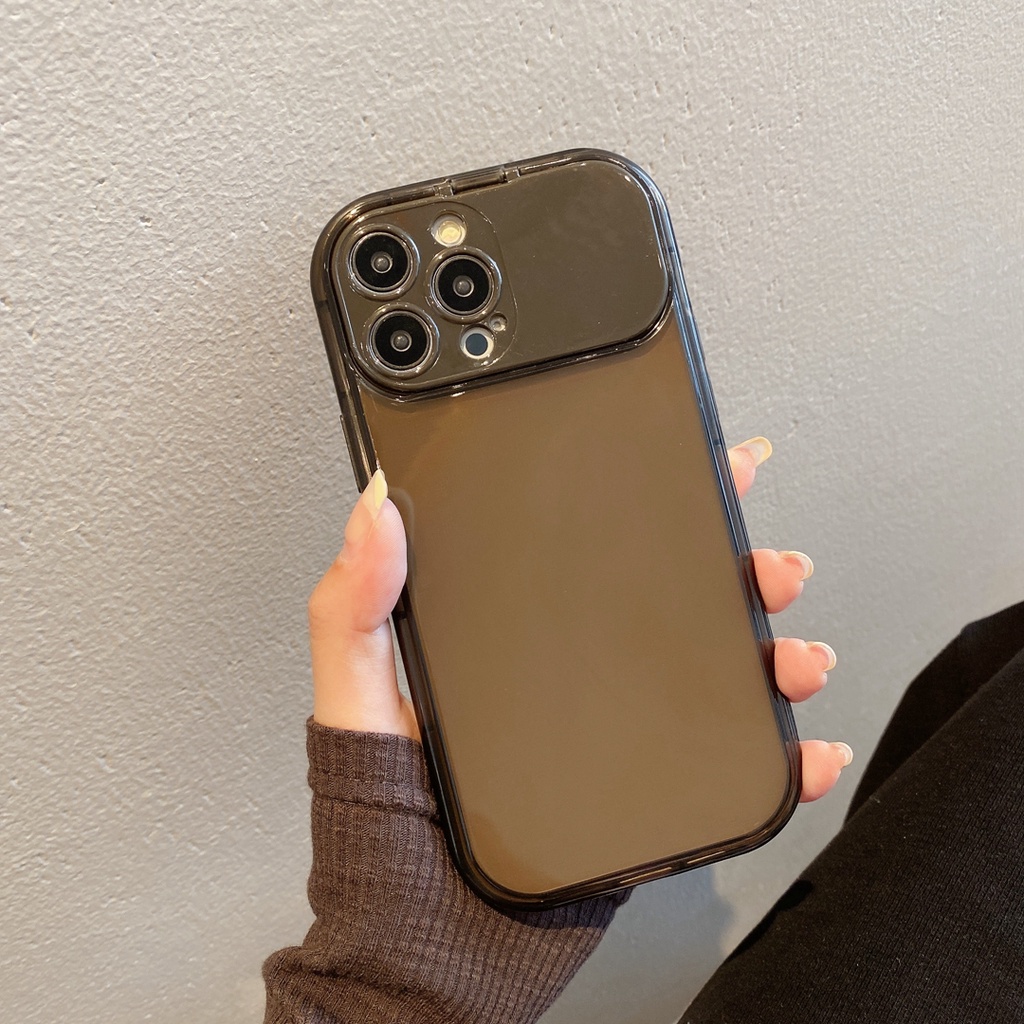 Ốp Điện Thoại tpu Mềm Kèm Gương Trang Điểm Cho Iphone 12 pro max 11 pro max xs max xr x 13promax 14Proamx