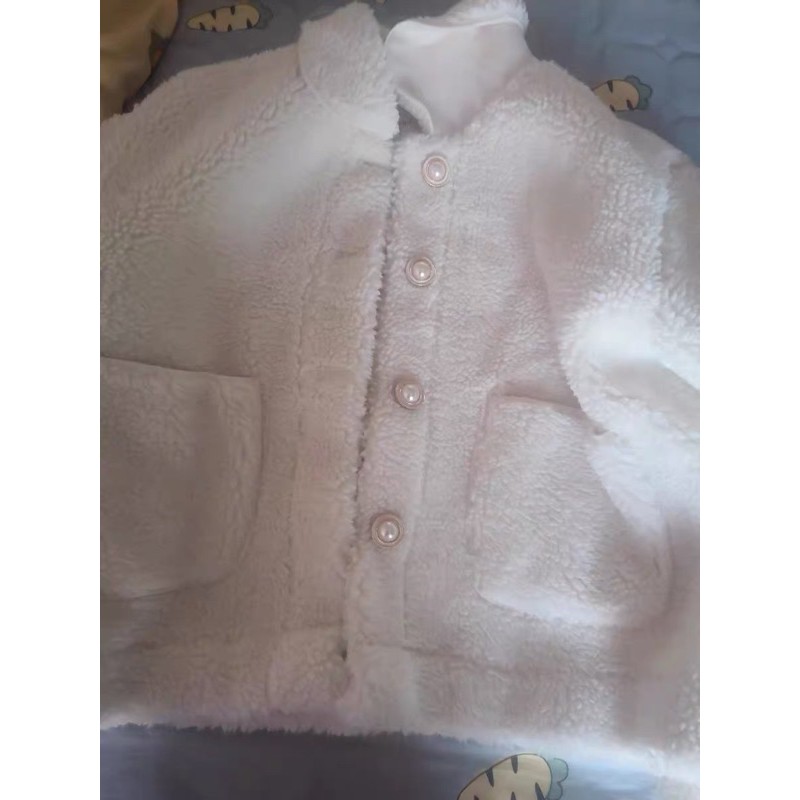 Áo Khoác Lông Cừu 2 Lớp