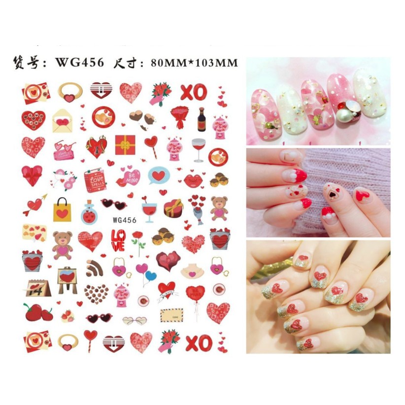 sticker valentine, tình yêu, môi tim