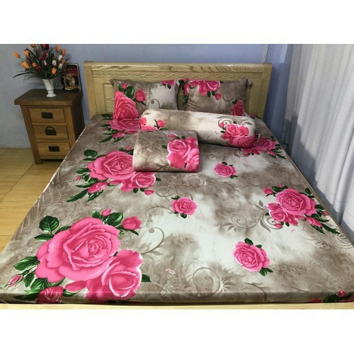 Bộ Drap Thun Lạnh Hàn Quốc 4 Món ( Không Chăn ) 1m6 x 2m Màu Sắc Ngẫu Nhiên Mẫu Shop Đăng