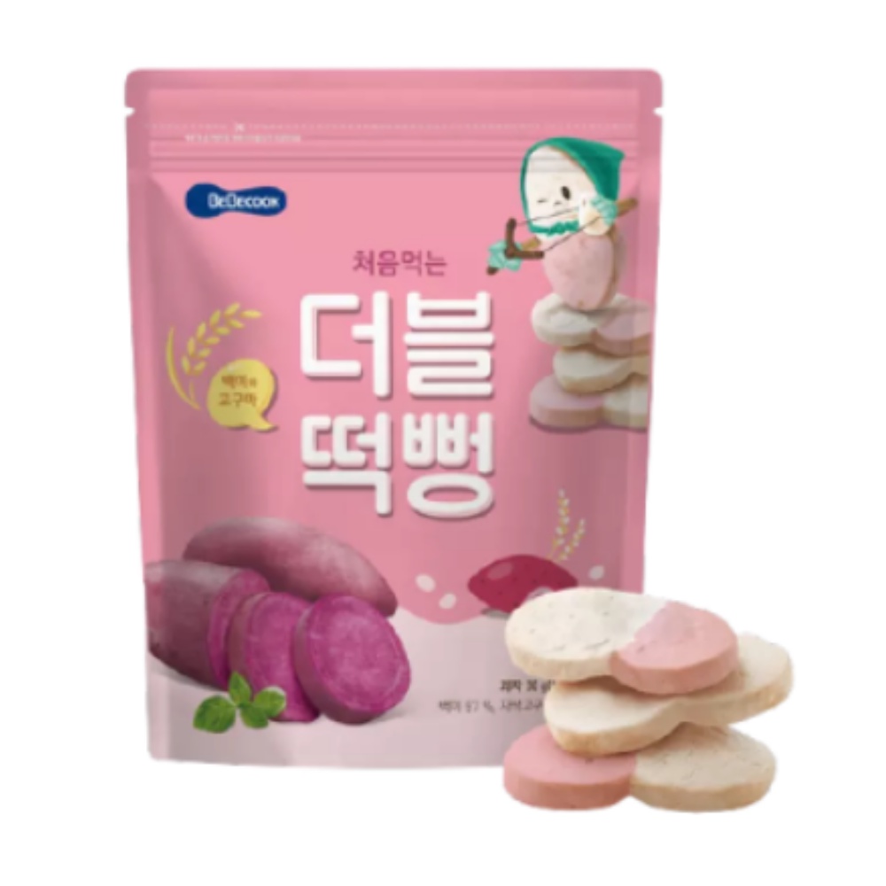 [haobaby.vn] Bánh Gạo Organic Ăn Dặm Nội Địa Hàn BEBECOOK Double Colour Rice Các Vị Rau Củ Giàu Dinh Dưỡng