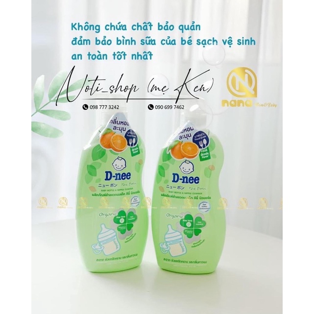 [HCM] Nước rửa bình sữa túi Dnee 600ml (Thái Lan)