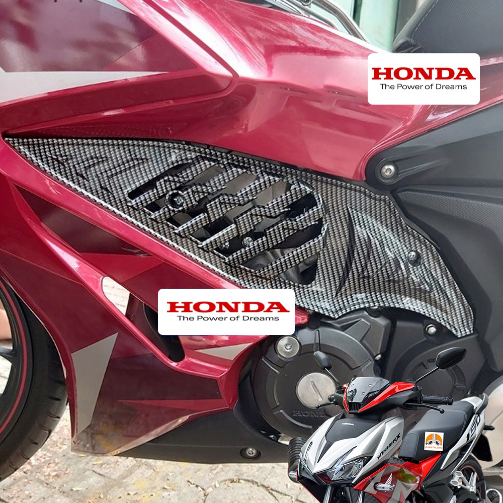[CHÍNH HÃNG] Bộ Ốp Sườn Honda Winner X Nhựa Xi V3