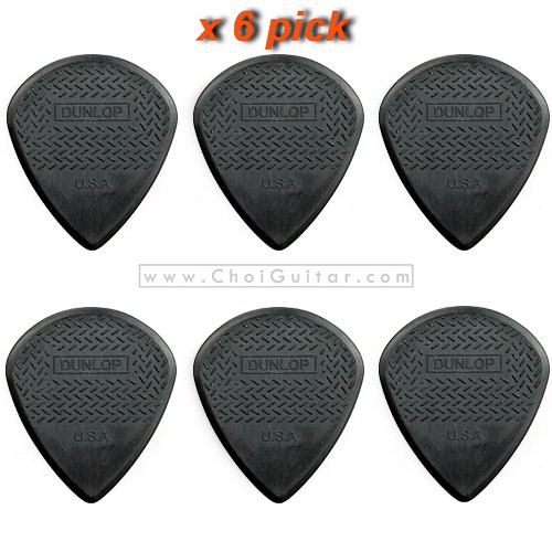 USA Dunlop 6 Jazz III Max Grip 1.3mm - Phím, pick, móng gảy đàn Guitar (móng gảy)