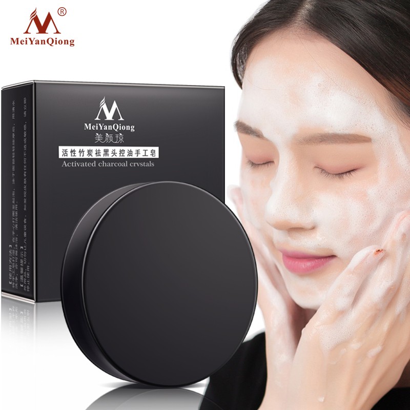 Xà phòng rửa mặt làm sạch da loại bỏ mụn trắng/đầu đen MeiYanQiong 40g