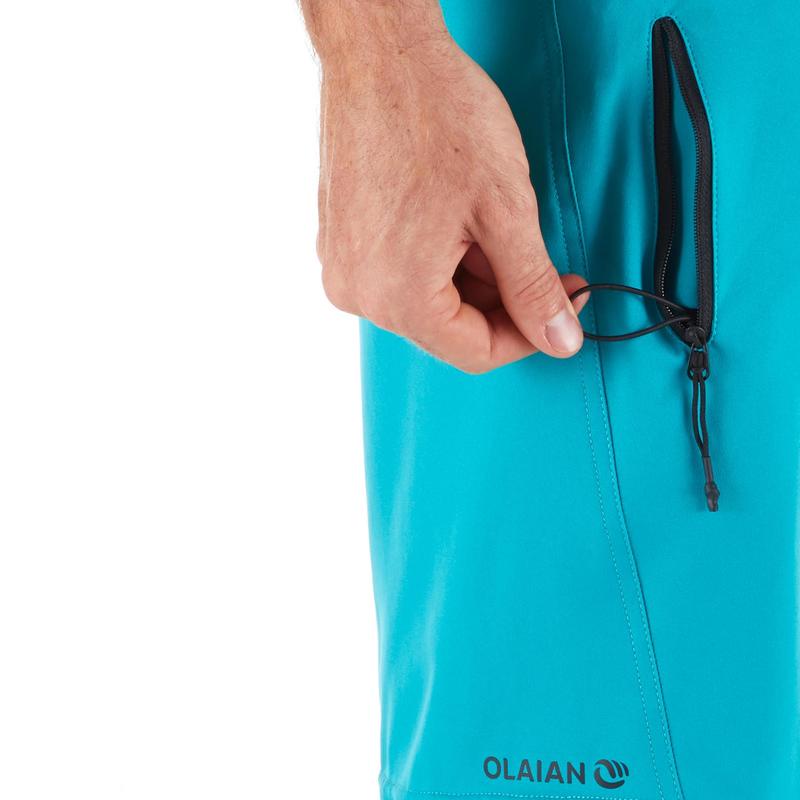 Quần short lướt sóng ngang đùi Decathlon OLAIAN 500 - Ngọc lam thuần size 2XL