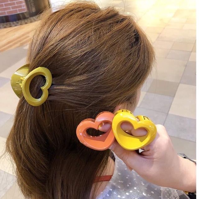 💕Cặp tóc trái tim