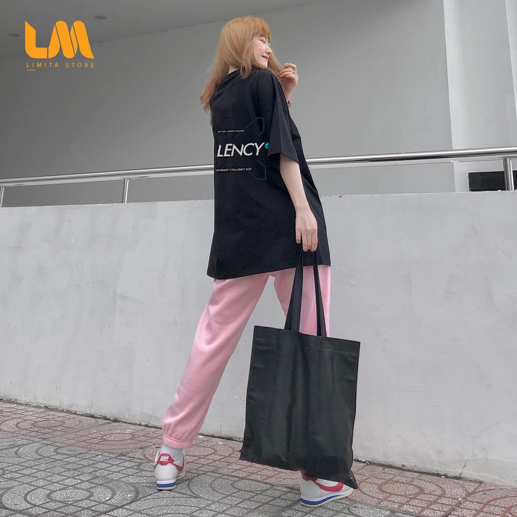 Áo thun X Fallency Đen , phông unisex Form rộng Oversize - Limita store(V73)
