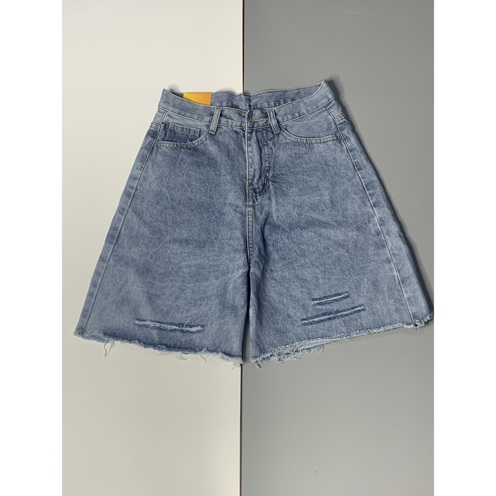 Quần Short Jeans Nam Nữ Rách / Quần Bò Đùi Siêu Chất Q33