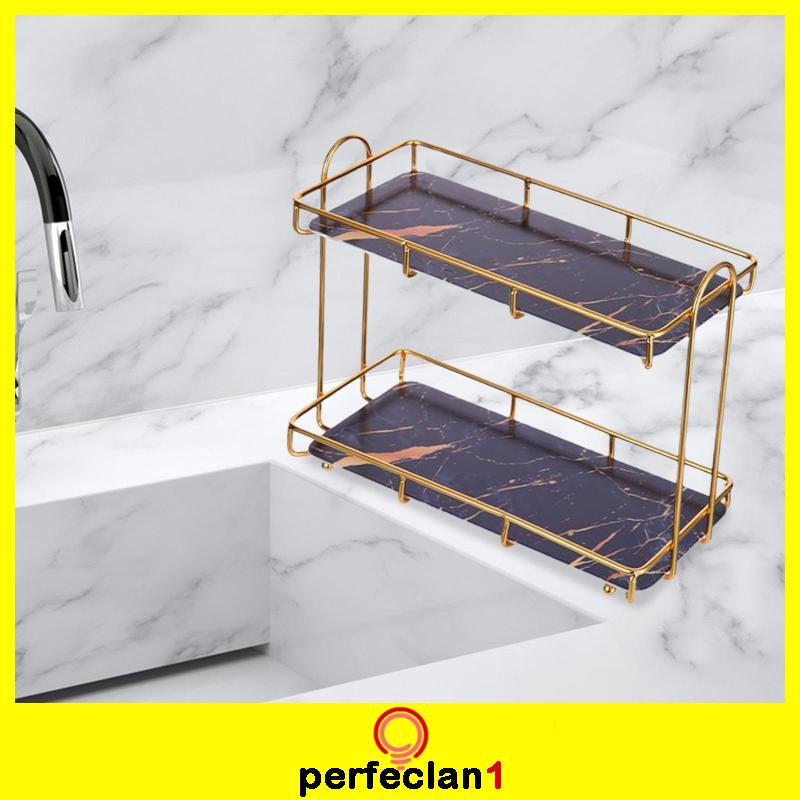 Giá Đỡ 2 Tầng Trưng Bày Nước Hoa Để Bàn Vanity
