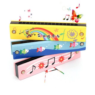 Kèn harmonica Gỗ Đồ Chơi Âm Nhạc Cho Bé