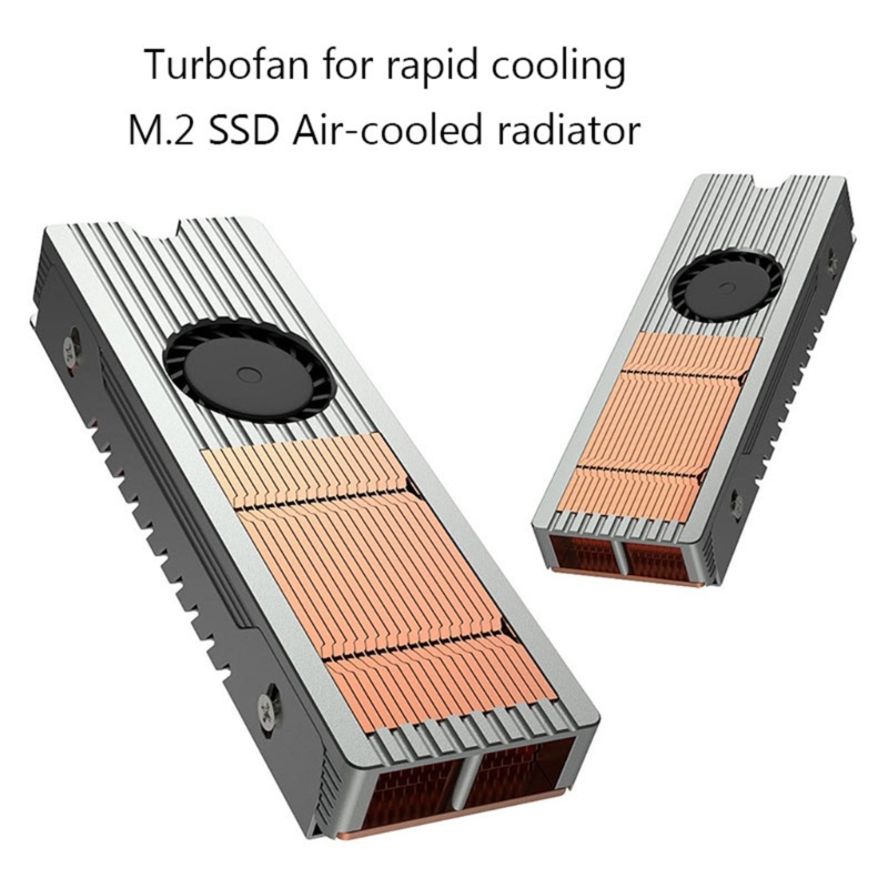 Quạt Tản Nhiệt Hai Mặt Bằng Hợp Kim Đồng PCIE NVME M.2 Cho M.2 2280 PCI-E NVME SSD