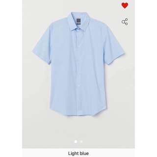 Áo sơ mi nam ngắn tay HM